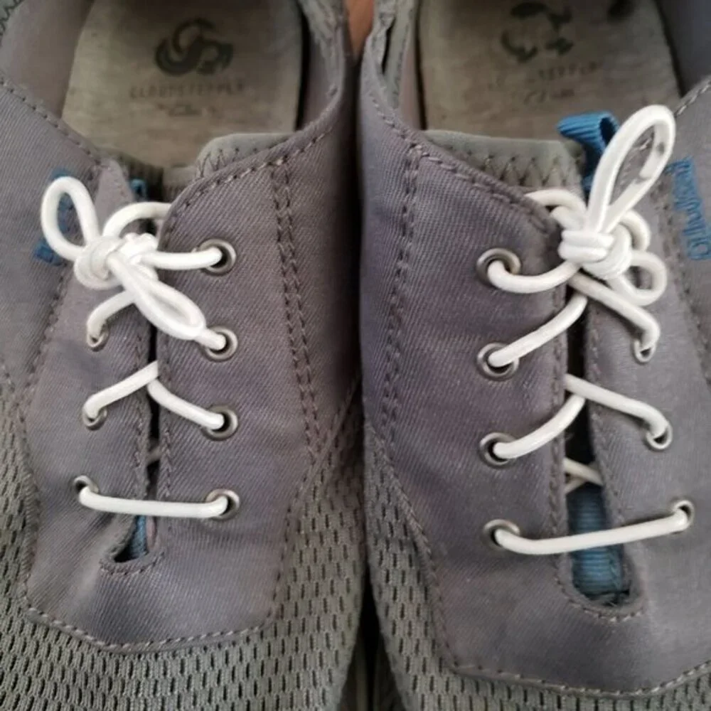 Olukai Nohea Moku Mens Boat Shoes  Gray Grey‎  Pre-Owned Size 8